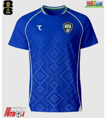 Uzbekistán Primera Equipación Niños Mundial 2026 Manga Corta (+ Pantalones cortos)